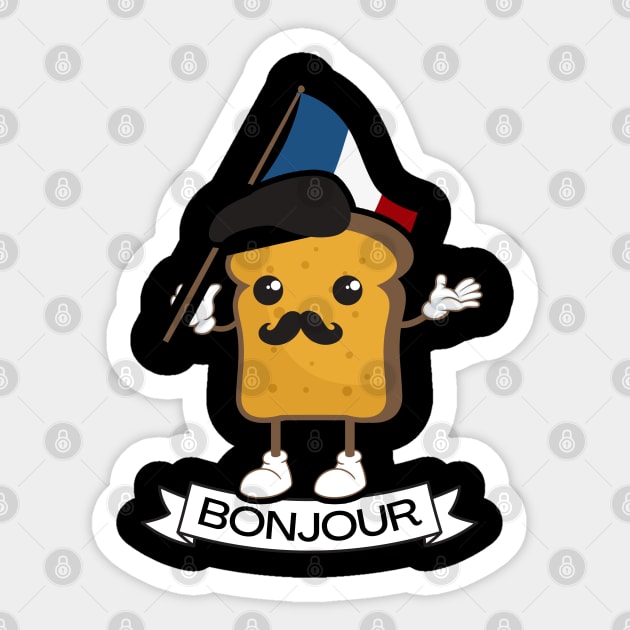 French Toast Sticker by FullOnNostalgia